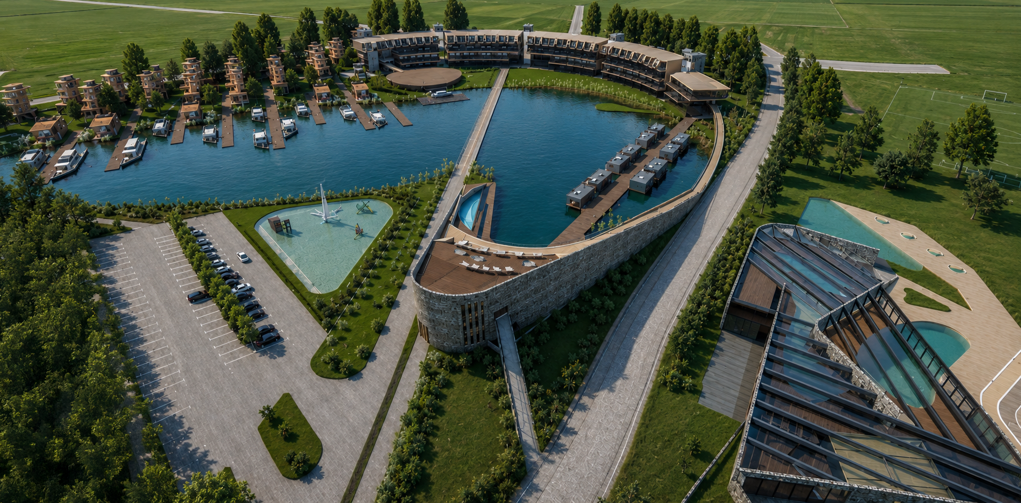 Kunsziget resort területáttekintő térképe